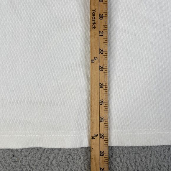 Tommy Hilfiger Polo Shirt Mens M Red White Blue Star Stripes Custom Fit USA Flag - Picture 8 of 11